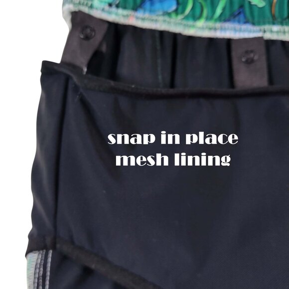 CULPRIT Get It Green Kraken Tattoo Style Print Mens Swim Trunks Board Shorts M - Picture 9 of 11